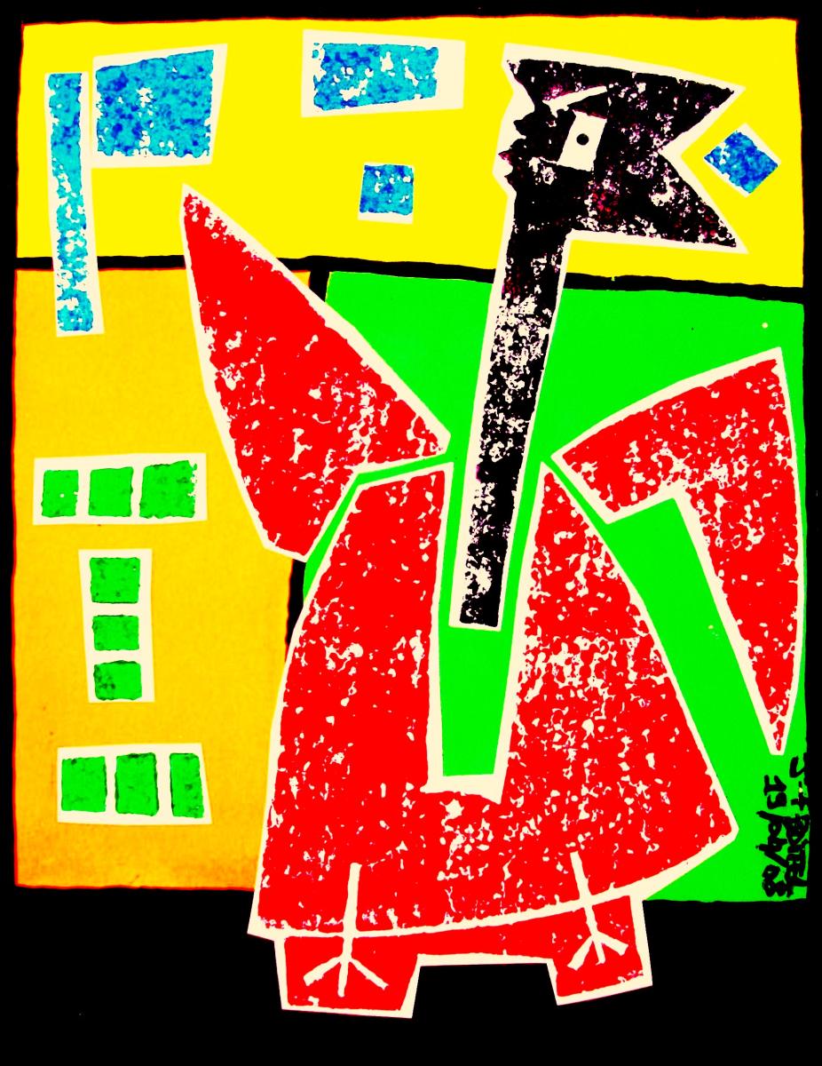 Galerie - collages d'empreintes