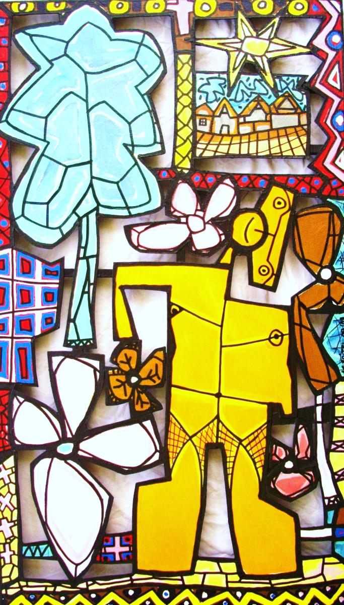 Galerie - peintures ajourées