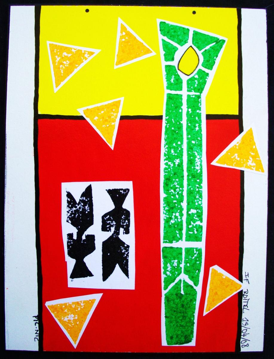 Galerie - collages d'empreintes