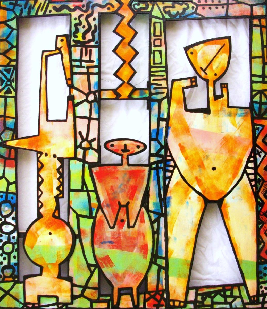 Galerie - peintures ajourées