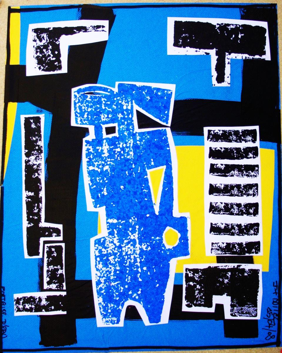 Galerie - collages d'empreintes