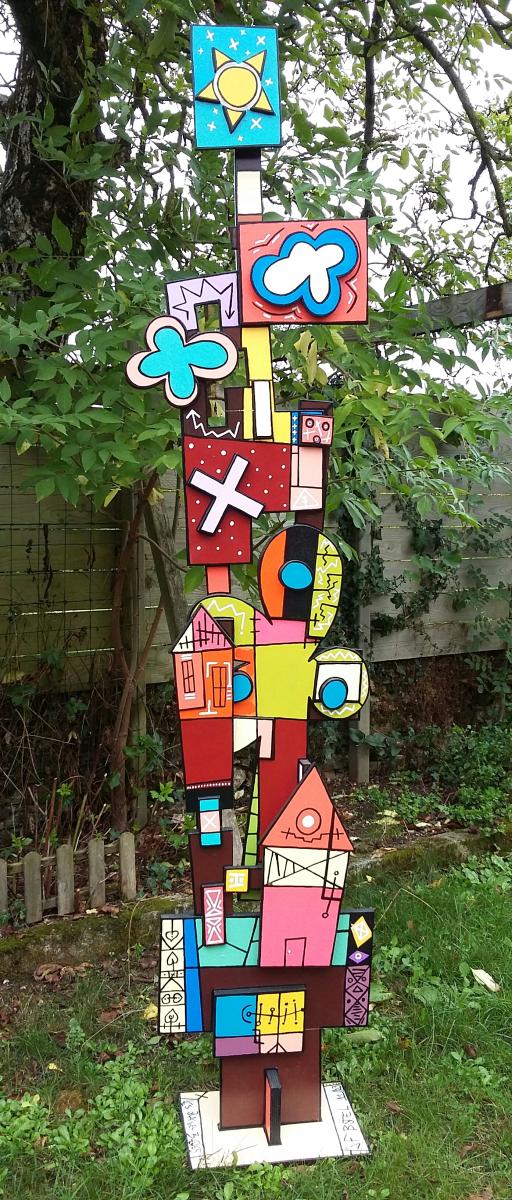 Galerie - sculptures sur bois peintes