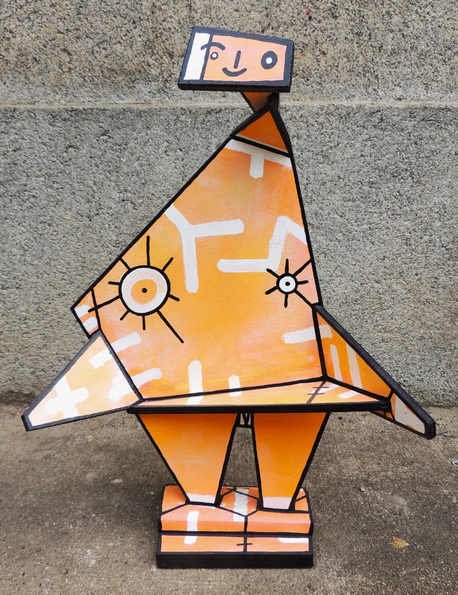 Galerie - sculptures sur bois peintes