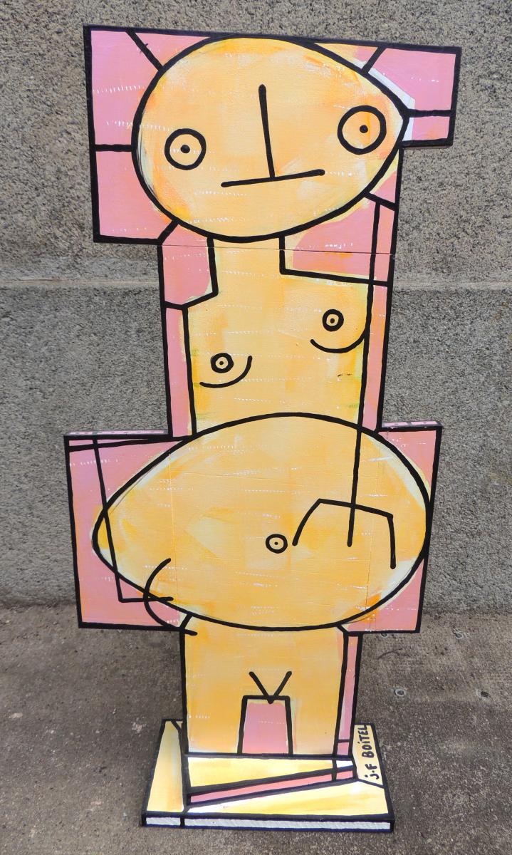 Galerie - sculptures sur bois peintes