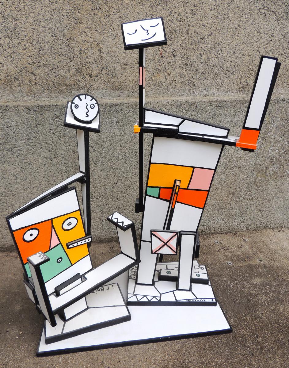 Galerie - sculptures sur bois peintes