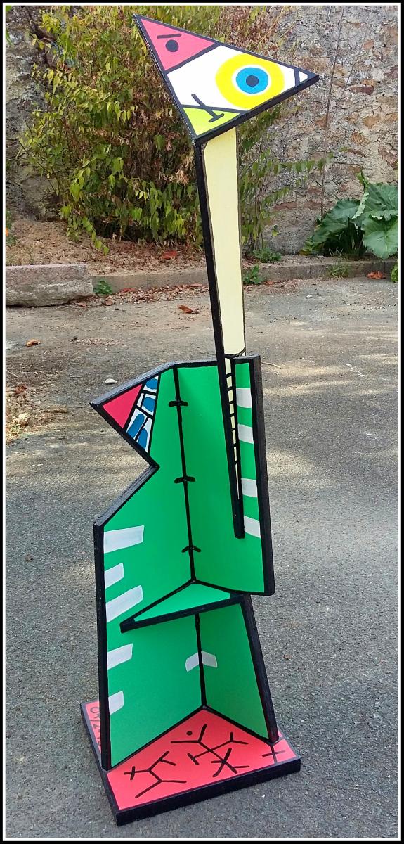 Galerie - sculptures sur bois peintes