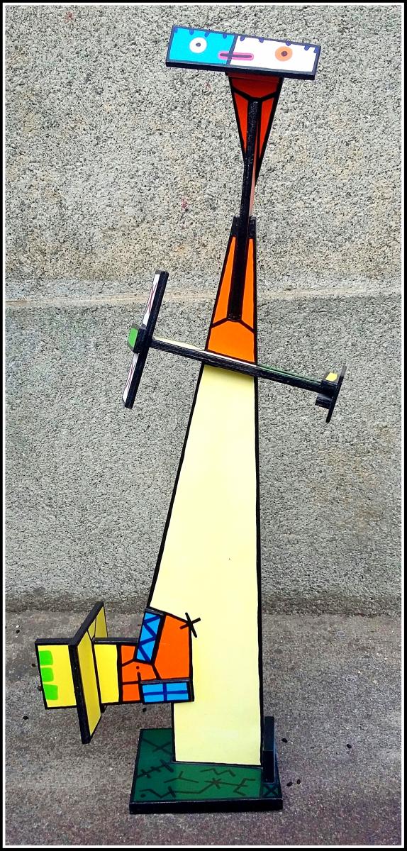 Galerie - sculptures sur bois peintes