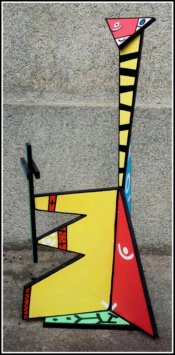 Galerie - sculptures sur bois peintes