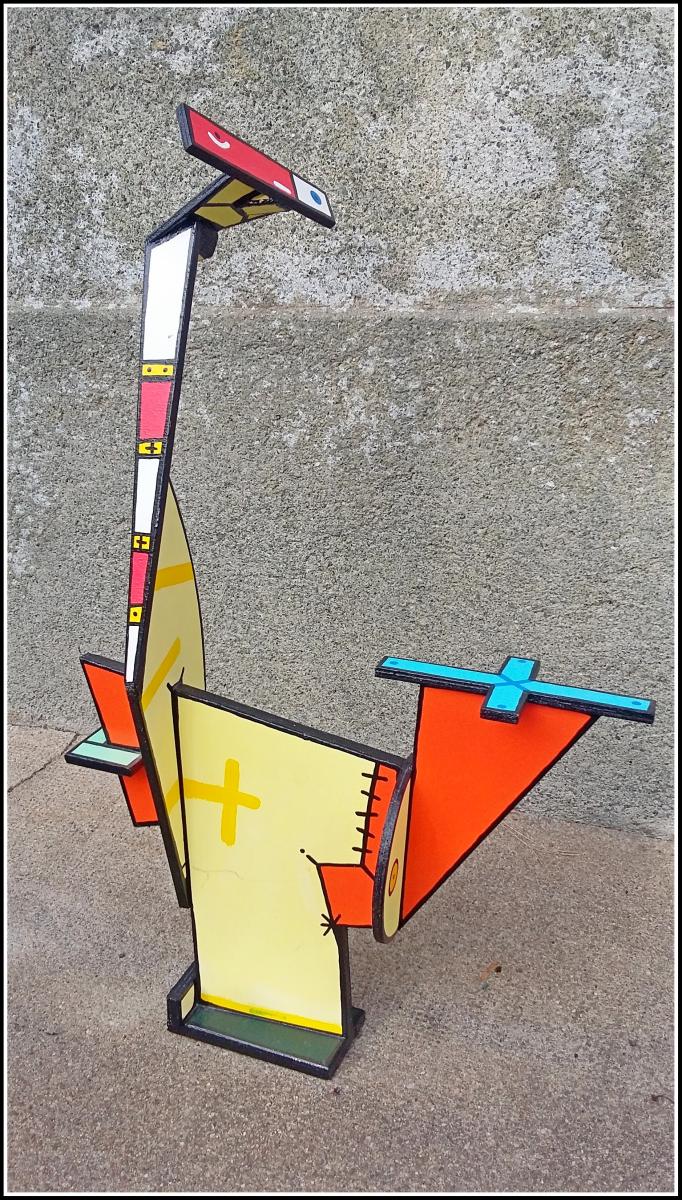 Galerie - sculptures sur bois peintes
