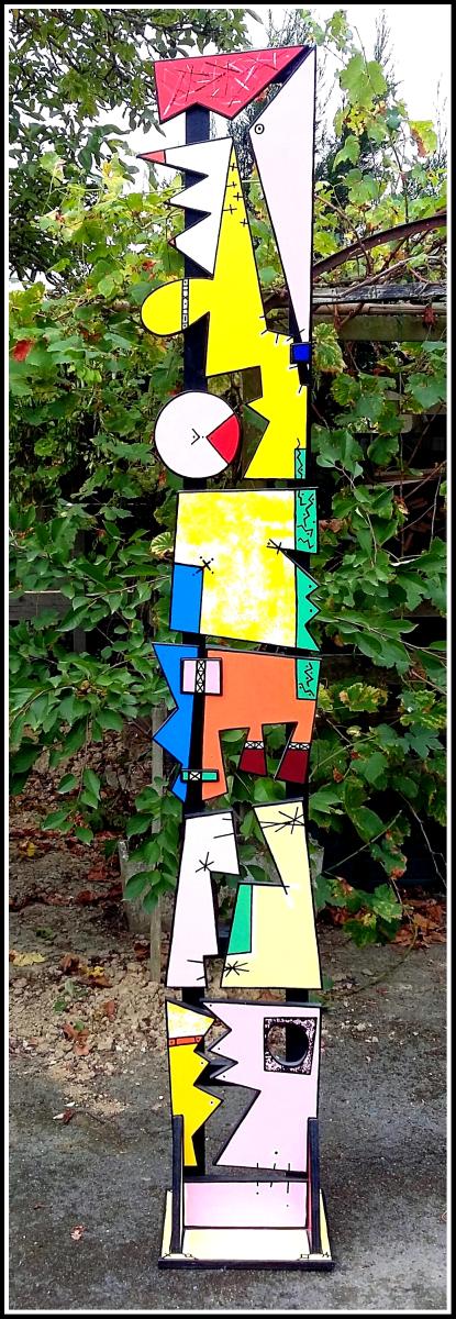 Galerie - sculptures sur bois peintes