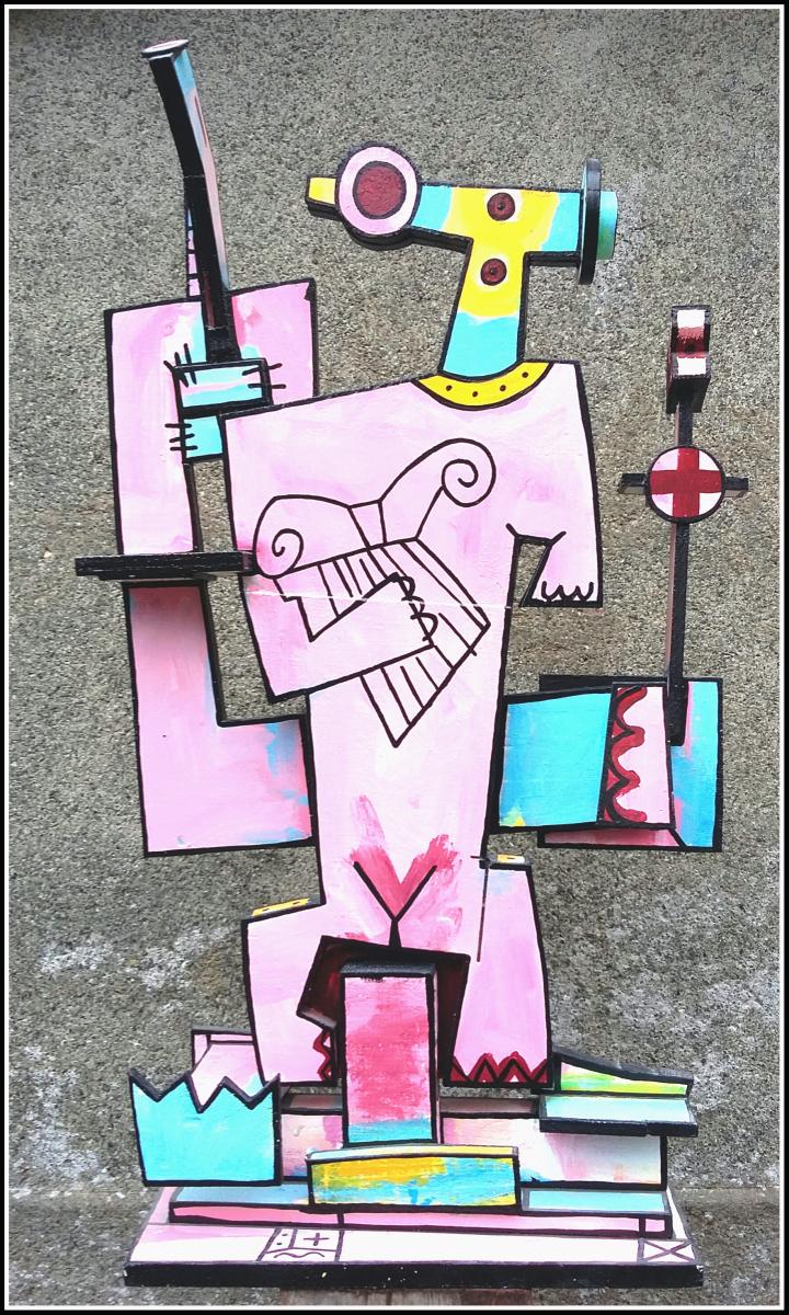 Galerie - sculptures sur bois peintes