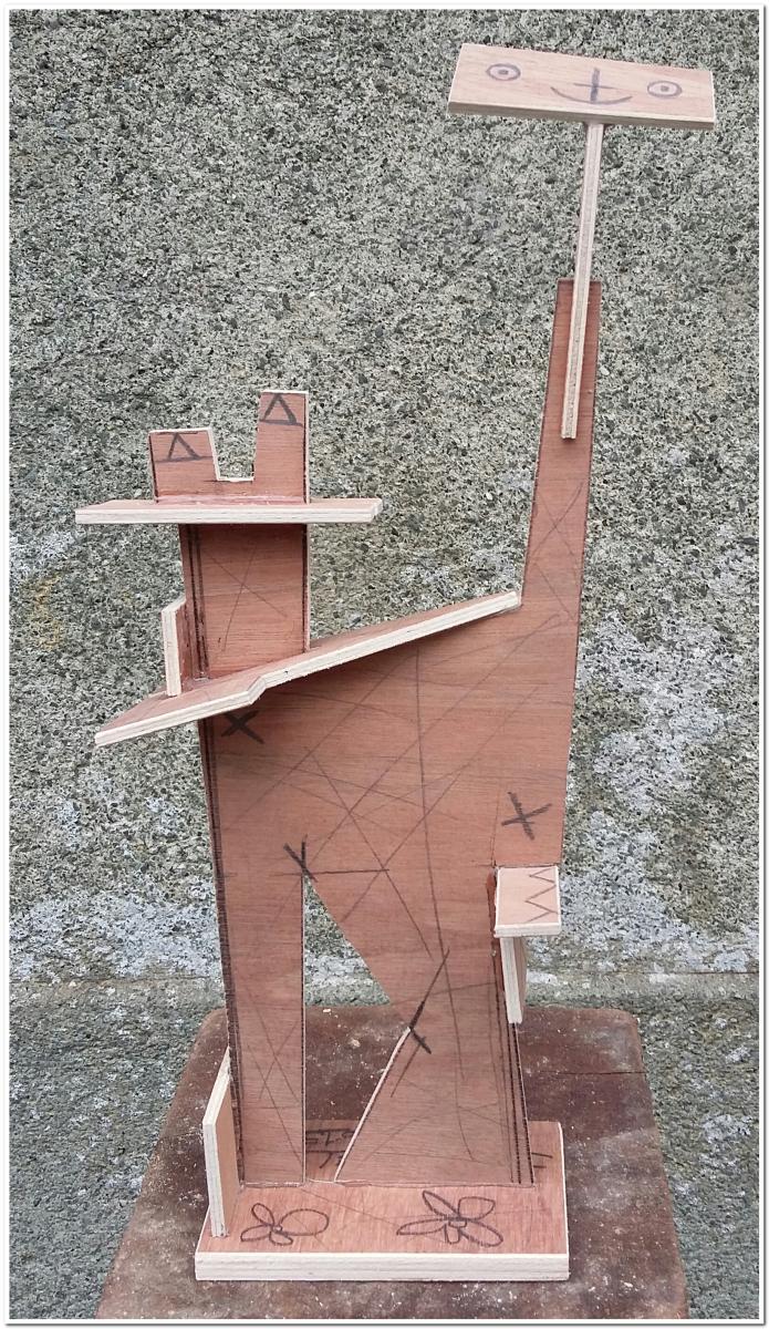 Galerie - sculptures (projets - maquettes bois)