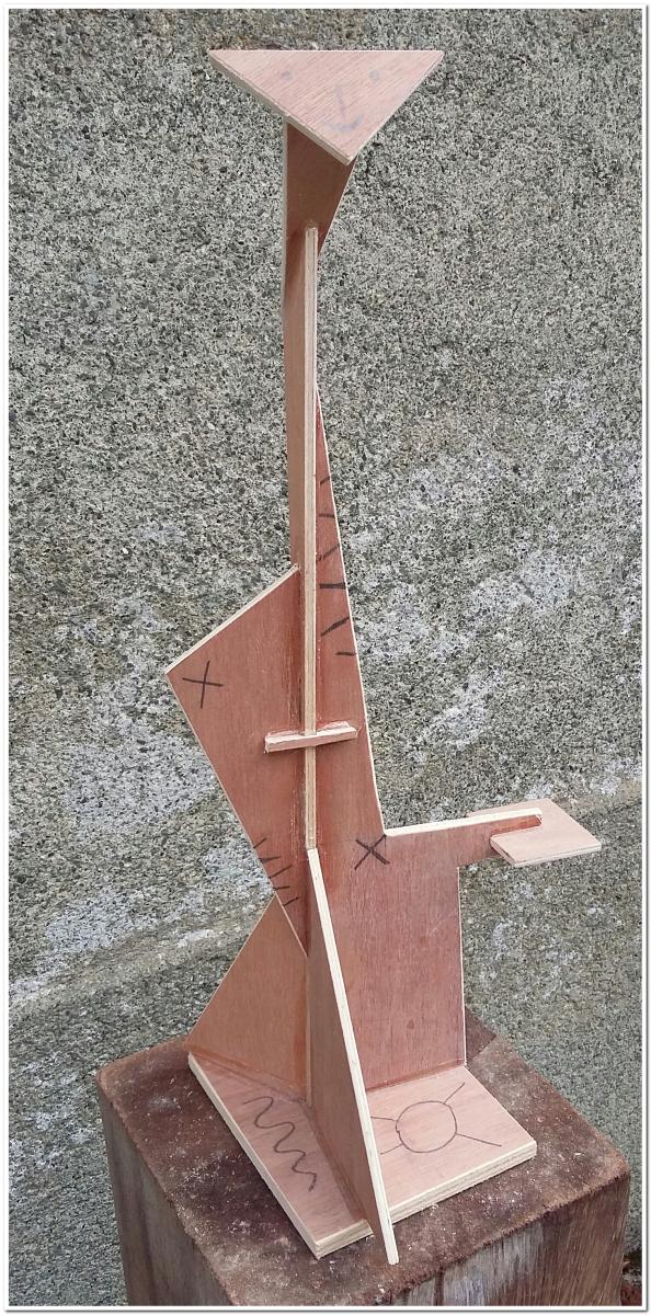 Galerie - sculptures (projets - maquettes bois)
