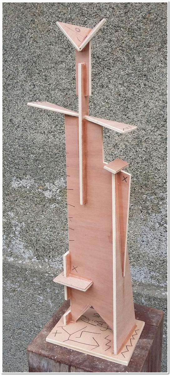 Galerie - sculptures (projets - maquettes bois)