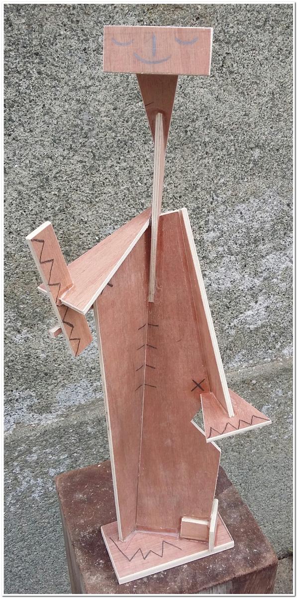Galerie - sculptures (projets - maquettes bois)