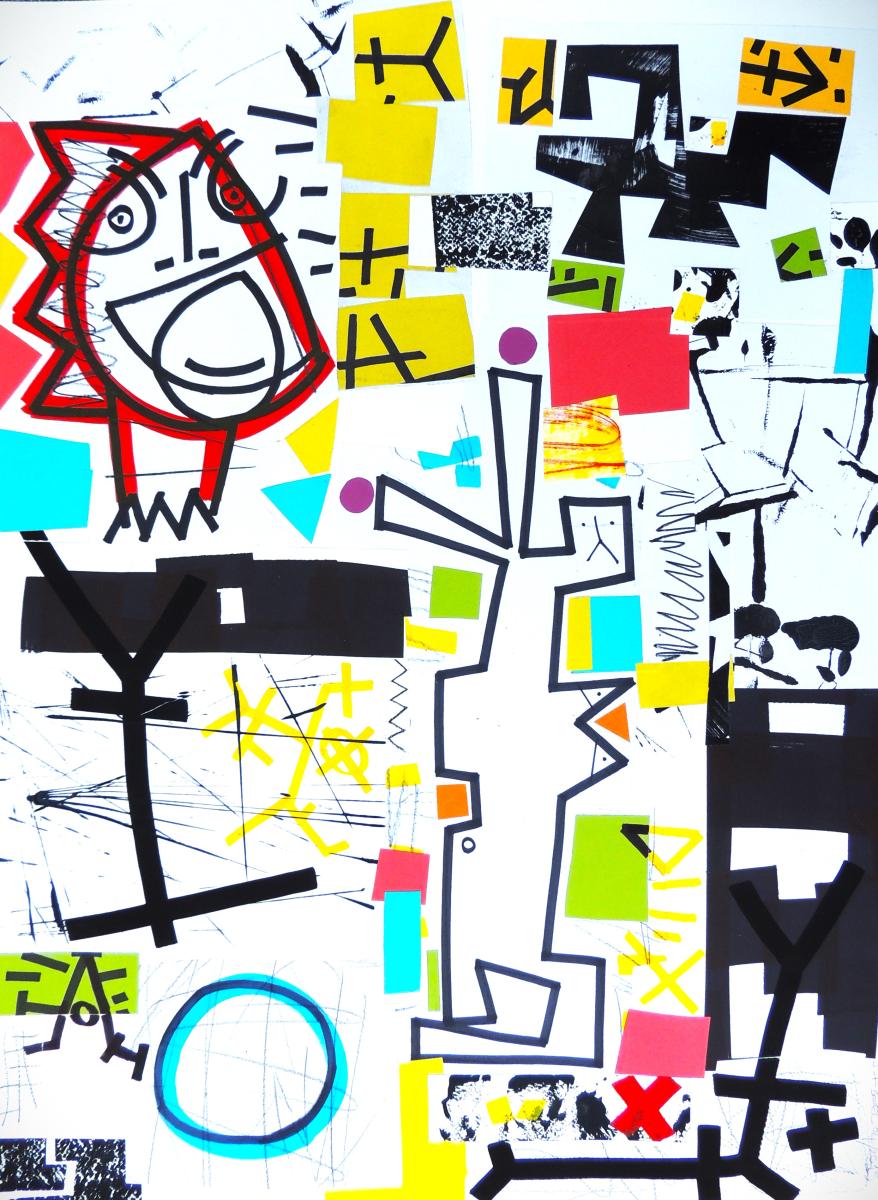 Galerie - collages papier