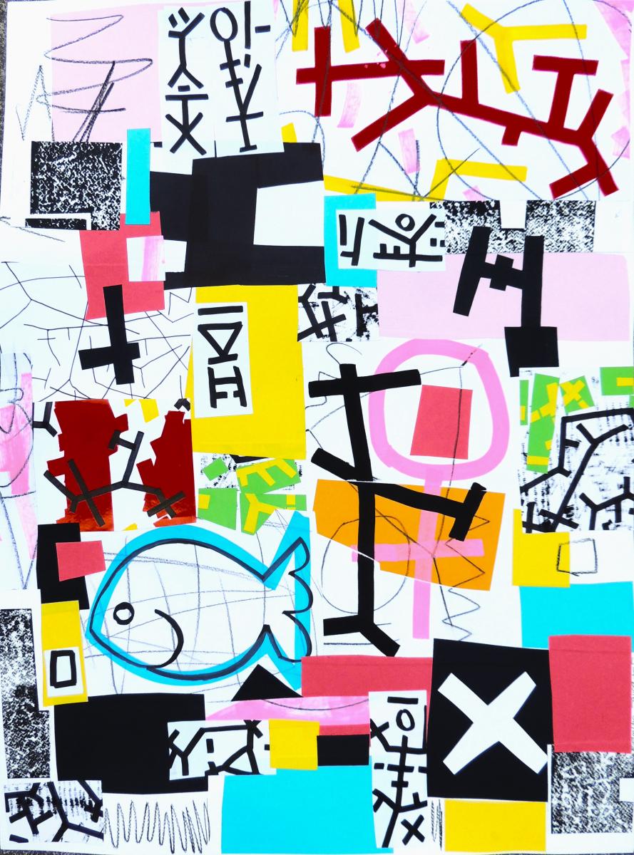 Galerie - collages papier