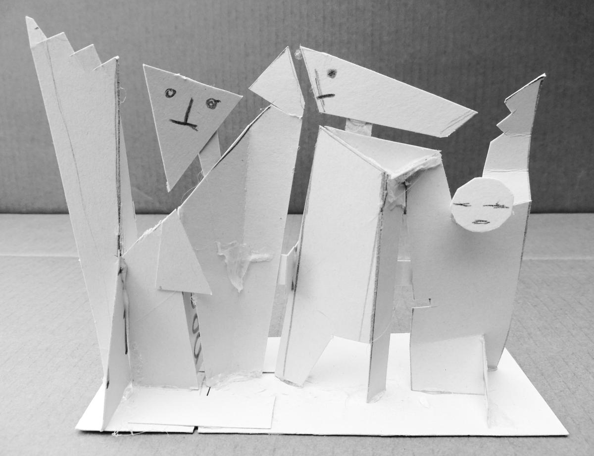 Galerie - sculptures (projets papier)
