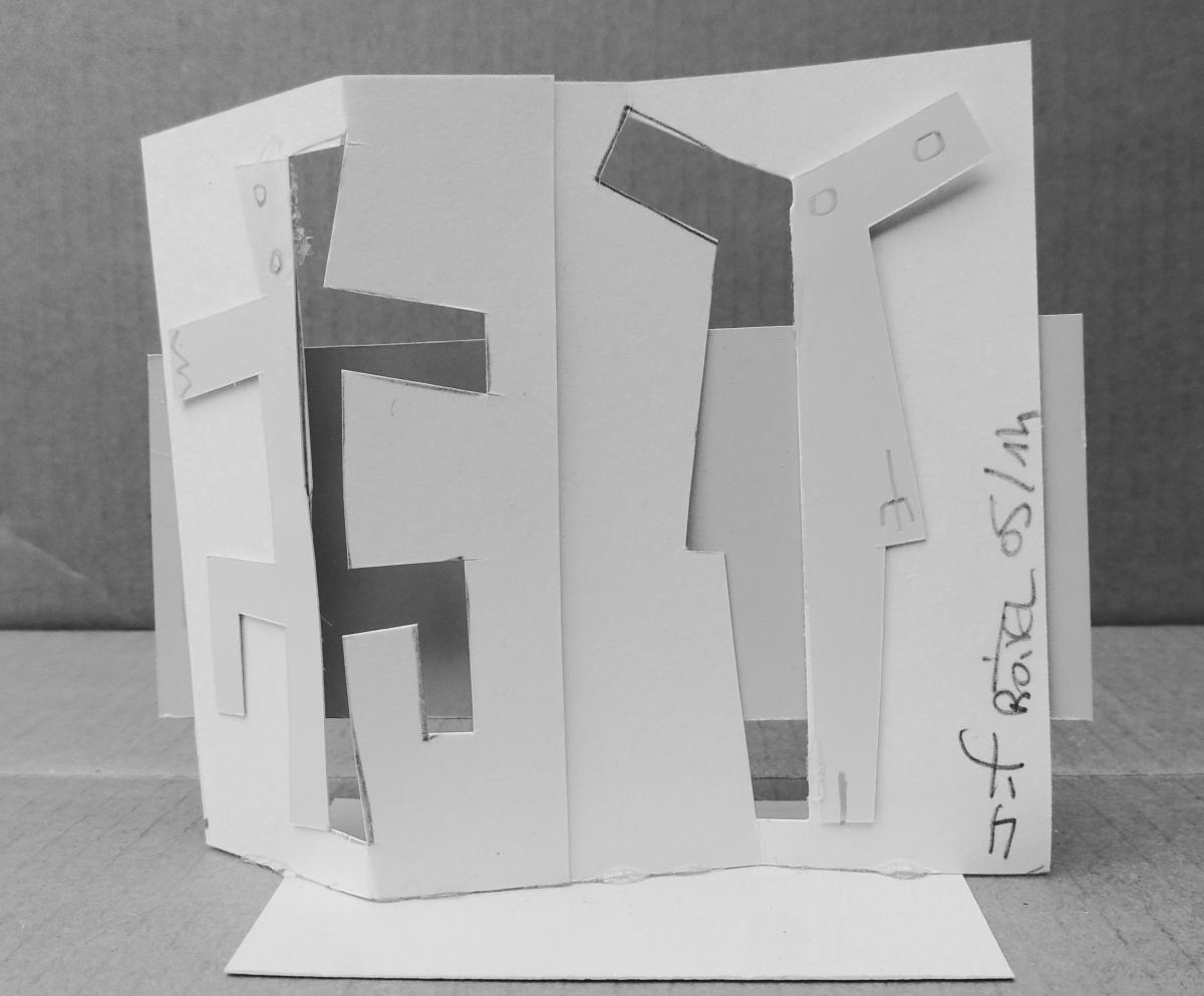 Galerie - sculptures (projets papier)