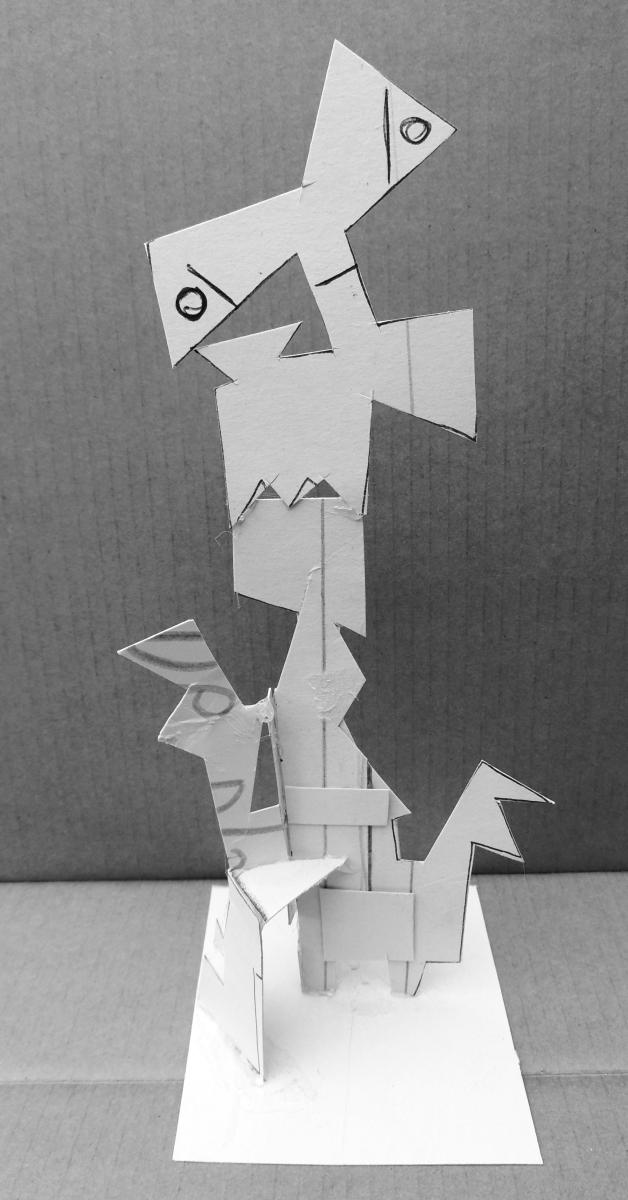 Galerie - sculptures (projets papier)