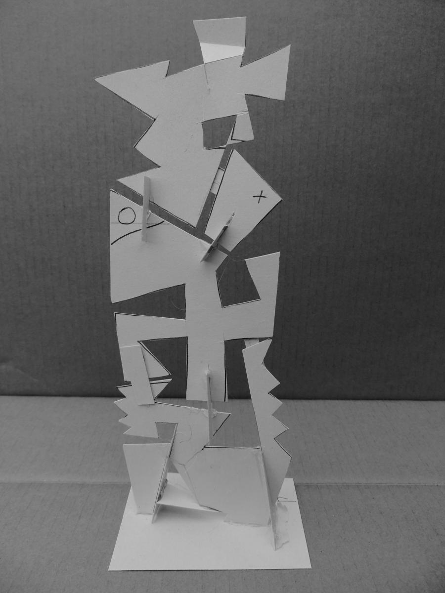 Galerie - sculptures (projets papier)