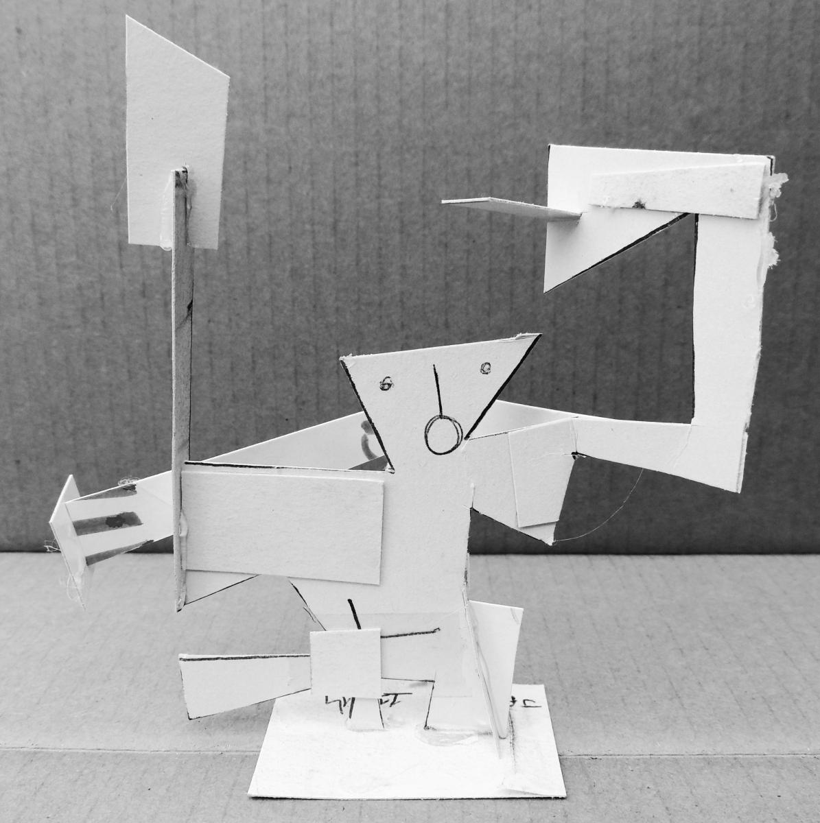 Galerie - sculptures (projets papier)