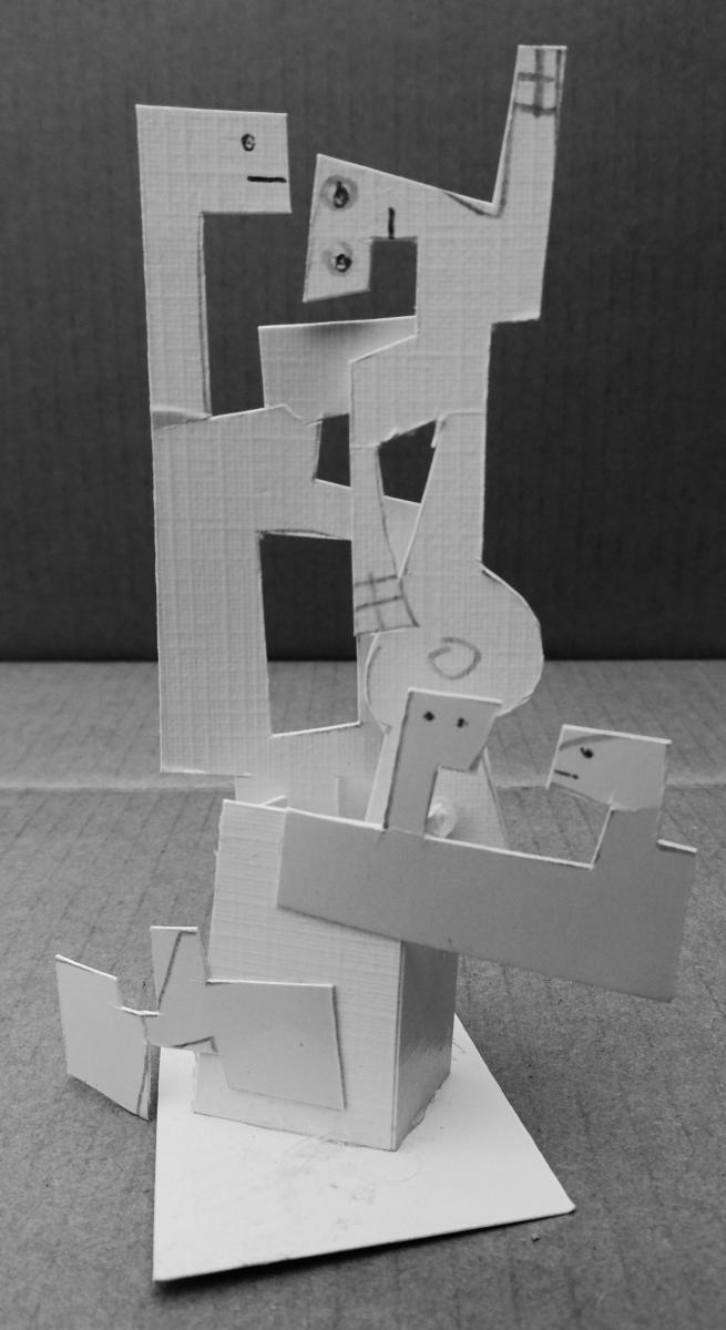 Galerie - sculptures (projets papier)