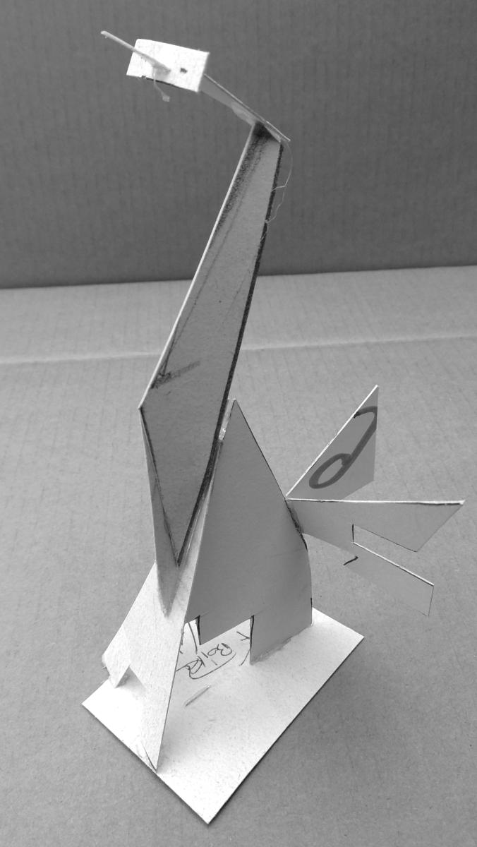 Galerie - sculptures (projets papier)
