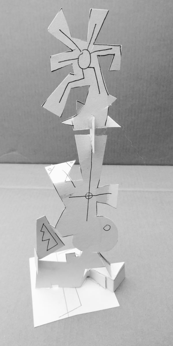 Galerie - sculptures (projets papier)
